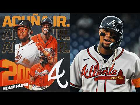 200 career home runs for Ronald Acuña Jr! 💪 | MLB Highlights