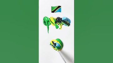 What color do mixed flags make? #satisfying #colormixing #flagmixing #mixingcolors #magicolor #asmr