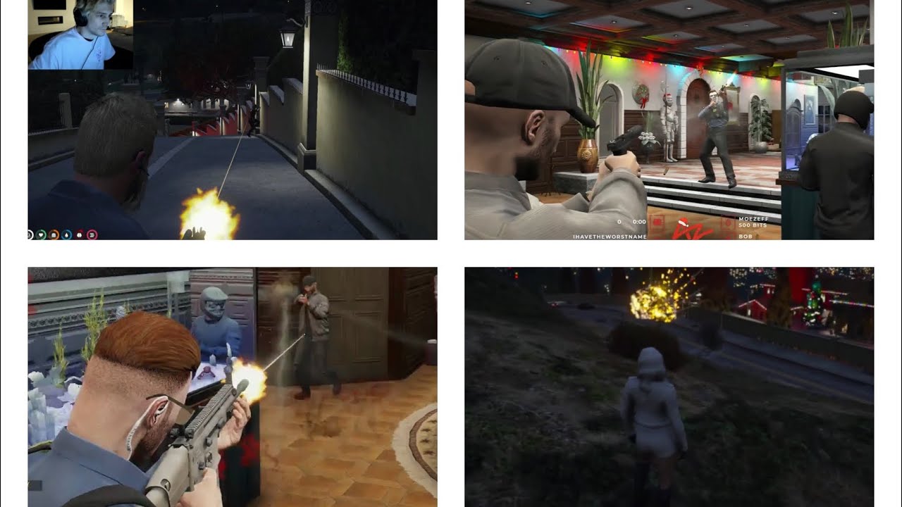 Xqc Brings the WHOLE PD to Clean Manor for a C Boost (All POVs) | GTA RP NoPixel 3.1