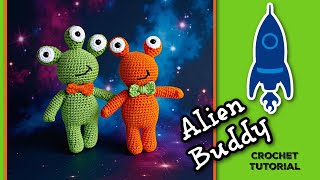 How to Crochet an Alien / Amigurumi for Beginners / Alien Crochet Pattern