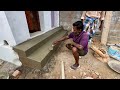 WoW Excellent!!-Stairs design Plastering construction Work-Using by sand and cement