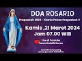 Doa rosario 21 maret 2024  kamis pekan prapaskah v  peristiwa sedih