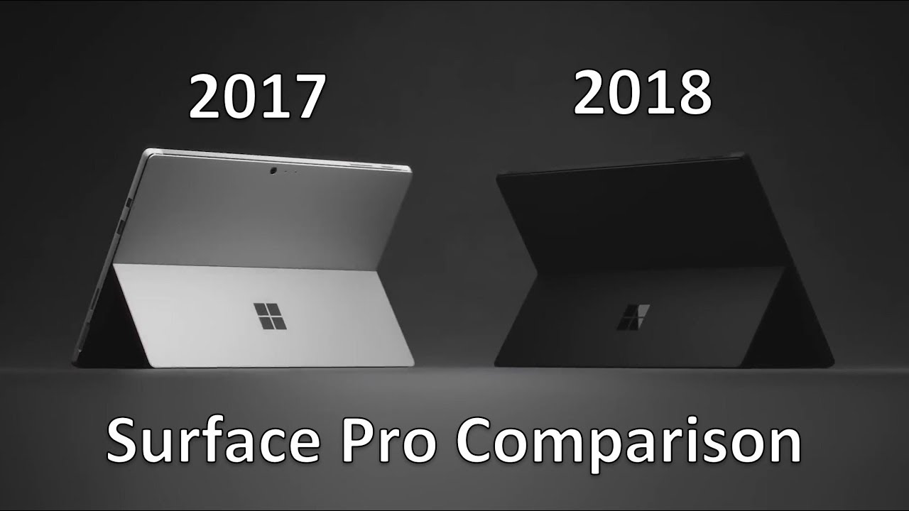 Microsoft Surface Pro Comparison Chart