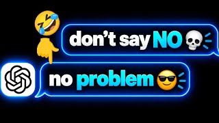 I told chatgpt never say this word but it's failed