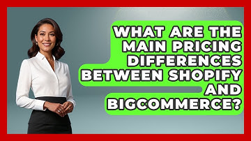 What Are the Main Pricing Differences Between Shopify and BigCommerce? | Ecom SaaS Stack News