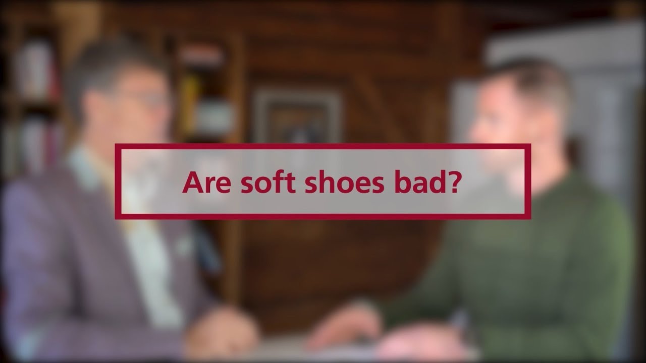 Are soft shoes bad? | Interview with Karl Müller