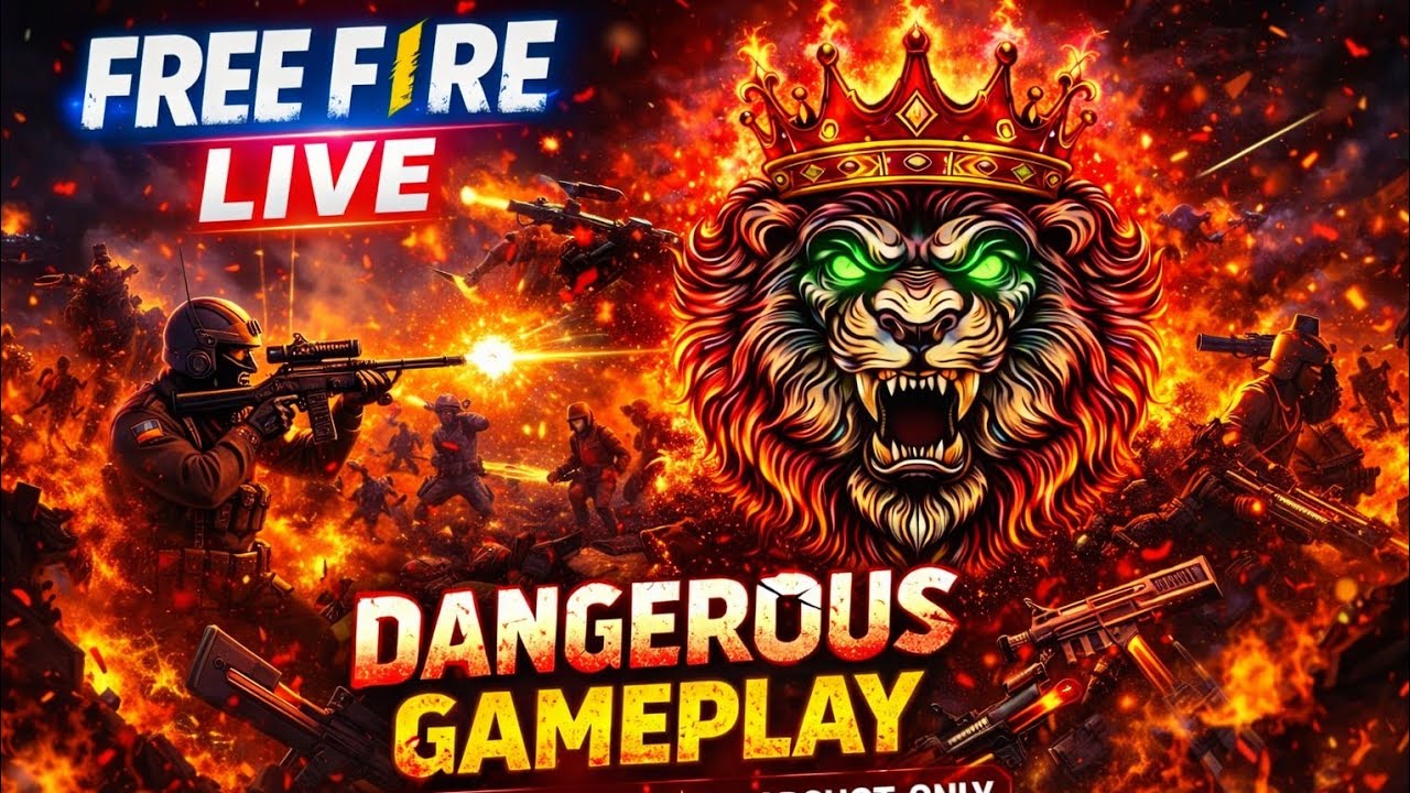 Welcome to the most Dangerous Free Fire Live Stream on YouTube! 👑🔥#viral