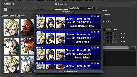 Read FF7 game files using Black Chocobo
