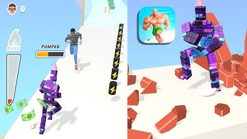 Muscle Rush / New Hero 💪 Walkthrough Gaming  IOS, Android / Levels 11-12