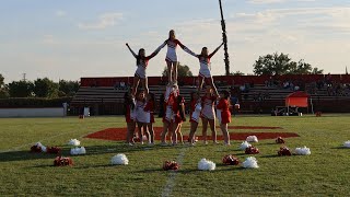 CUHS JV Cheer Halftime Show vs. Firebaugh, August 22, 2025