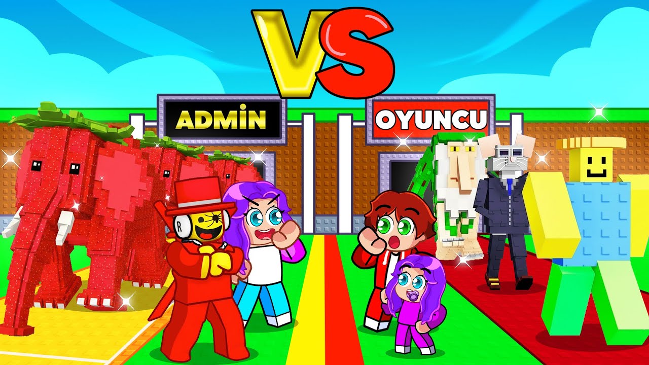 ADMINLER vs OYUNCULAR Steal a Brainrot'ta Yarışıyor...