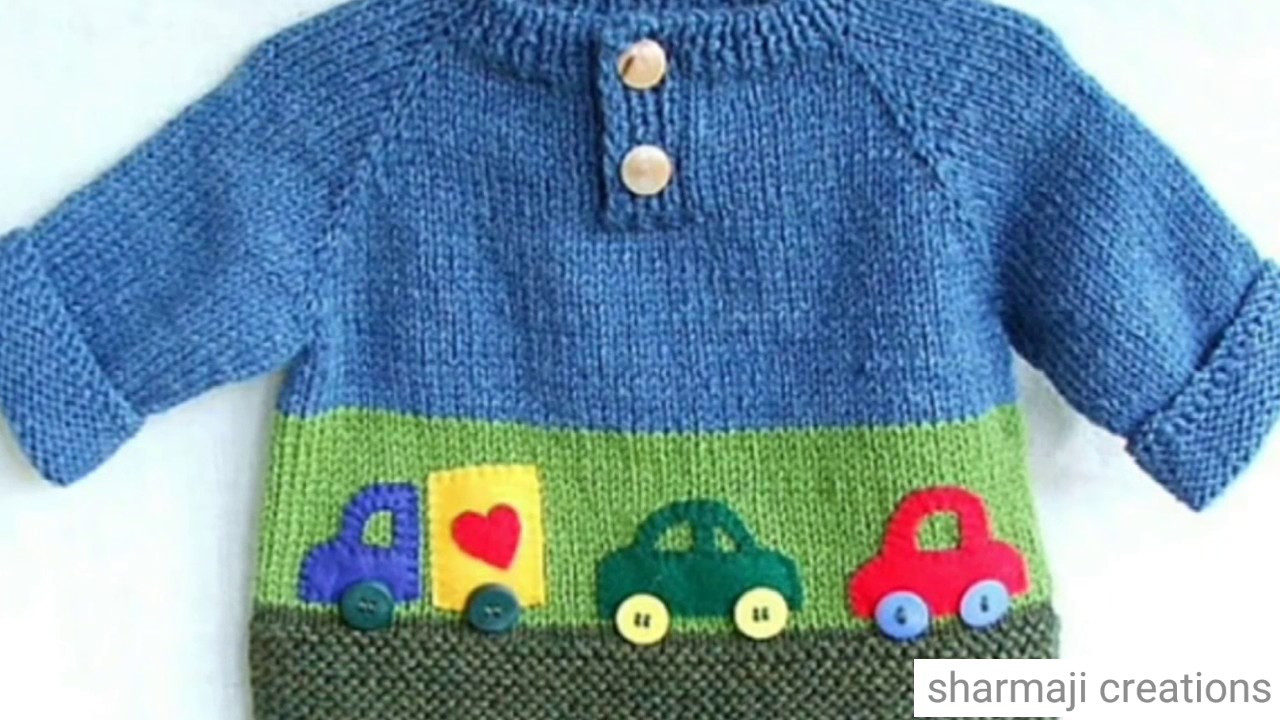 handmade sweaters design for baby boy