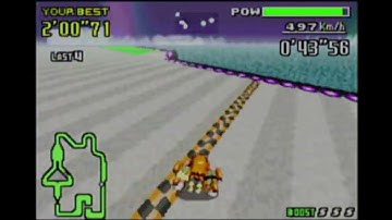 F-Zero Maximum Velocity - Ancient Mesa Split Circuit in 1