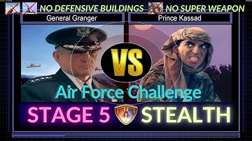 Air Force Challenge Hard Difficulty - Stage 5: Stealth C&C Generals Zero Hour Gameplay