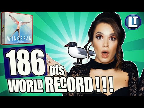 Wingspan WORLD RECORD 186 Points vs AI / Board Game High Score / Strategies and Tips