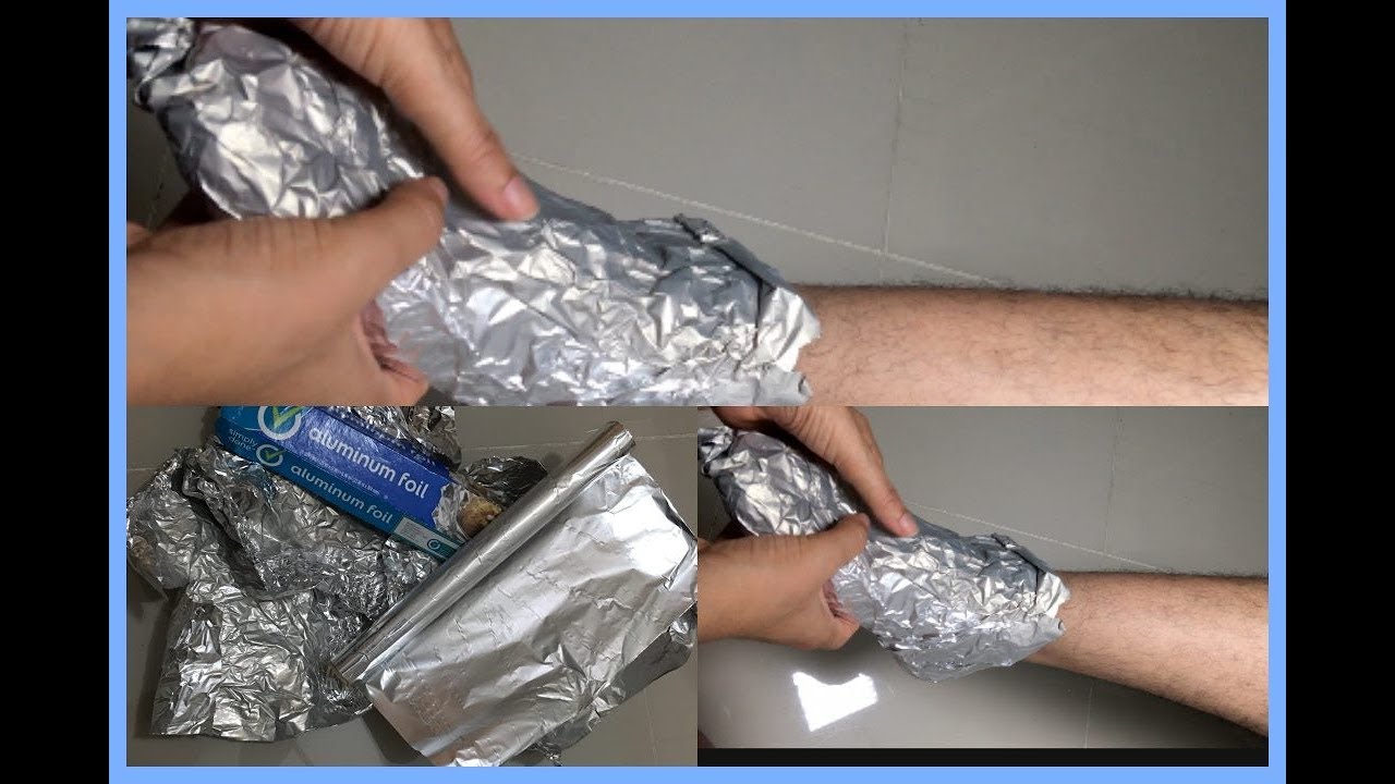 ¿Qué pasa si envuelves tus pies en papel aluminio 1 HORA MÁS TARDE