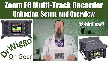 Zoom F6 Recorder (with 32-bit float) Unboxing and Overview