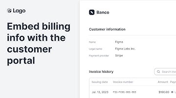 Display billing info in your own app using Lago
