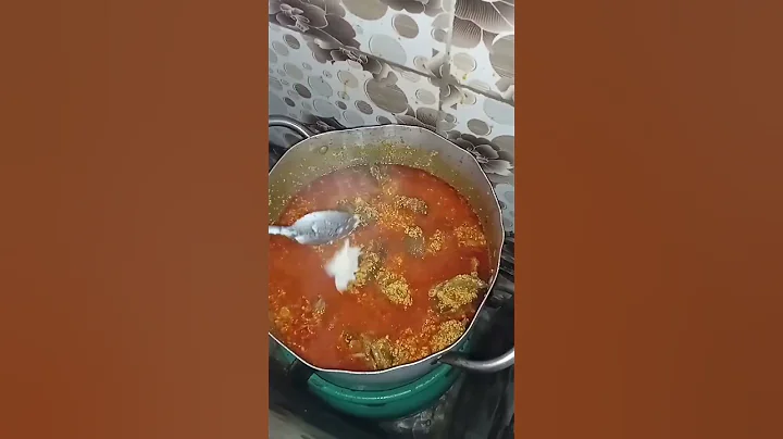 Join me as I make one of Nigerian's favourite soup #egusisoup #shorts #viral #fyp #mykitchenandi