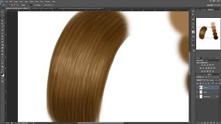 How To Paint Hair Digitally For Beginners Make A Custom Hair Brush In Photoshop