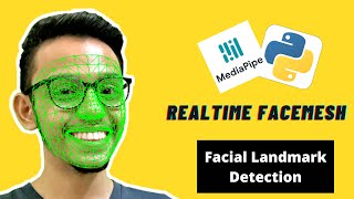 facial landmark detection | opencv | python | mediapipe