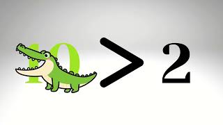 The Greater than or Less than Math Test for kids.