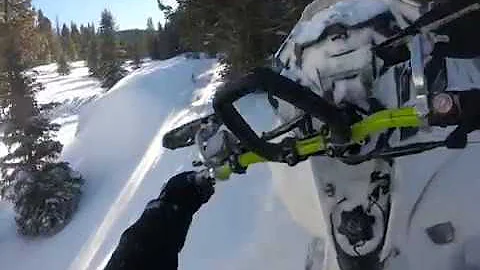 GoPro: Snowmobiling in a Creek Drainage With Fresh Powder 2019