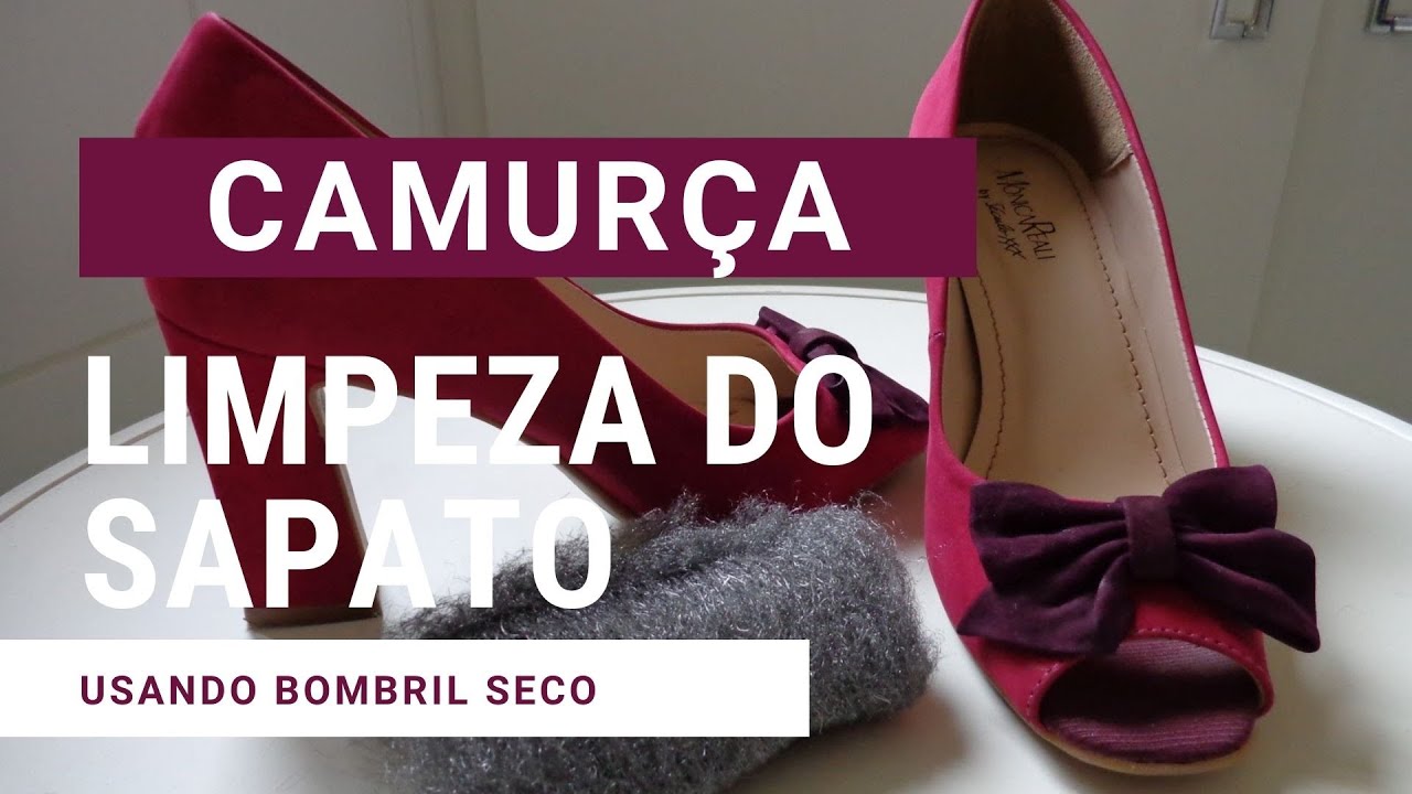 COOMO LIMPAR SAPATO DE CAMURÇA LIMPEZA RÁPIDA #limpeza #sapato #camurça -  YouTube