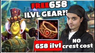 FREE 658 GEAR (RING) FOR SEASON 2 - NO CREST UPGRADE RINGS
