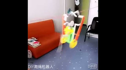 ST177 Rope crawling robot kids craft science diy stem toys