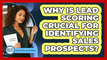 Why Is Lead Scoring Crucial For Identifying Sales Prospects? - Sales Pro Blueprint