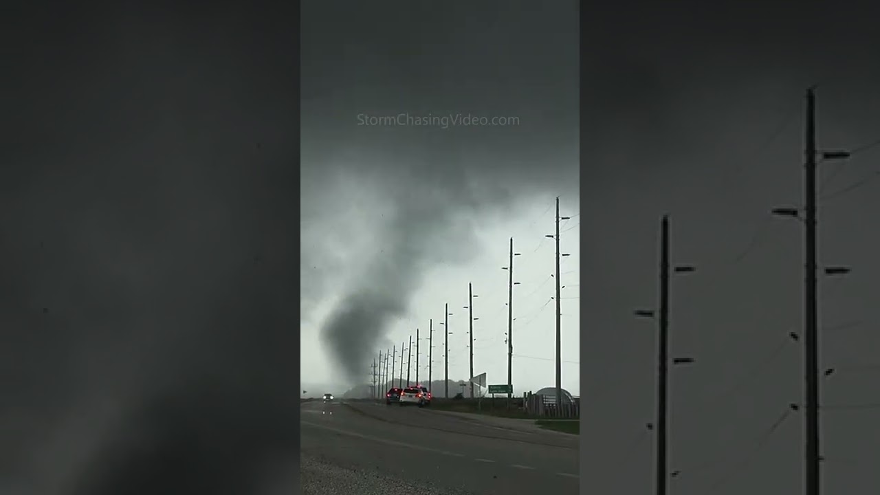July Tornado Countdown - #8! Lake City, IA Multi-Vortex - Storm Chasing Video #shorts