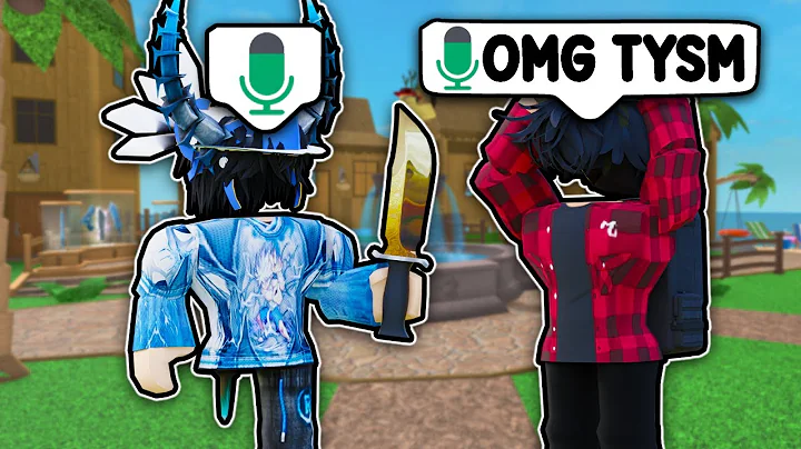 Giving Players Their DREAM GODLY In MM2 VOICE CHAT... (Murder Mystery 2)