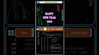 Day - 019 | Fire Works Animation |  Happy New Year 2026 | Javascript CSS HTML