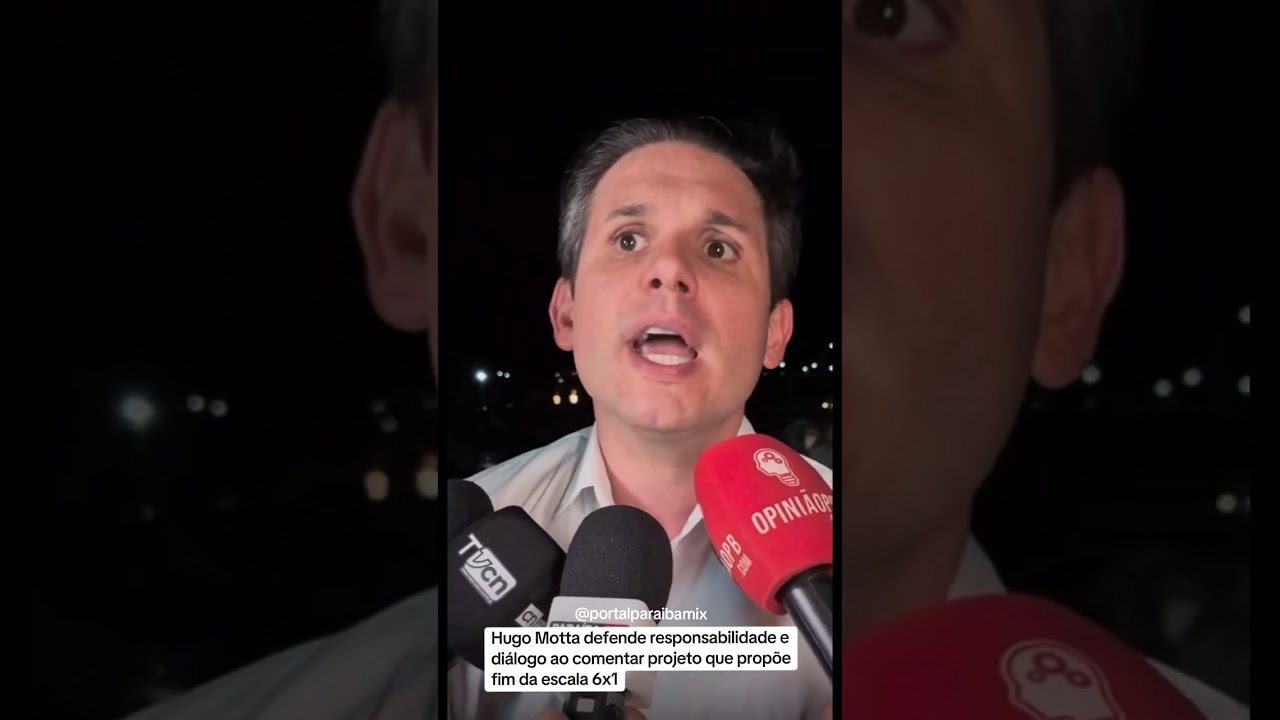 Hugo Motta defende responsabilidade e diálogo ao comentar projeto que propõe fim da escala 6x1