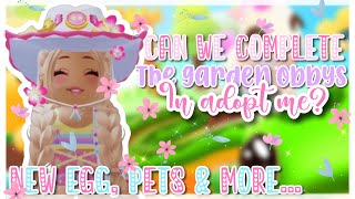 🌸Playing the new GARDEN OBBYS in ADOPT ME!🌸The new garden egg is coming SOON!😱News, leaks & more…🌱