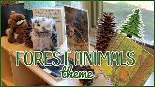 Setting Up the Classroom for the Forest Animals Theme