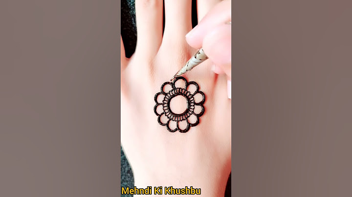 Flower tikki mehndi design ❤️ | Eid mehndi design | #henna #shorts