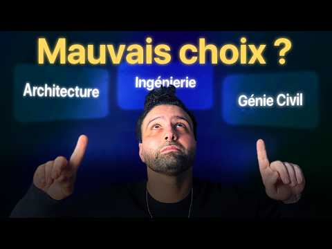 Miniature de la vidéo Architecte, Ingénieur, Génie Civil ? Tu risques de te tromper