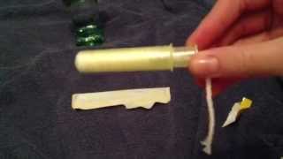 absorbancy test; TAMPAX PEARL REGULAR VS TAMPAX COMPAK REGULAR -i d...