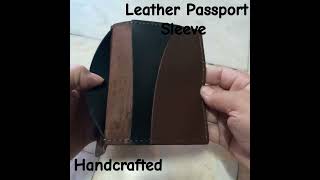 Leather passport sleeve available at: shopee.ph/noj_pol14 #handcrafted #kalupileathercraft