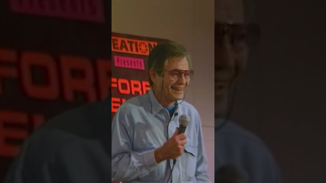 Story: Shatner is mad at Deforest Kelley so he comes at him with a long pole 