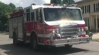 Steuben County Engine 7 Responding To Brush Fire