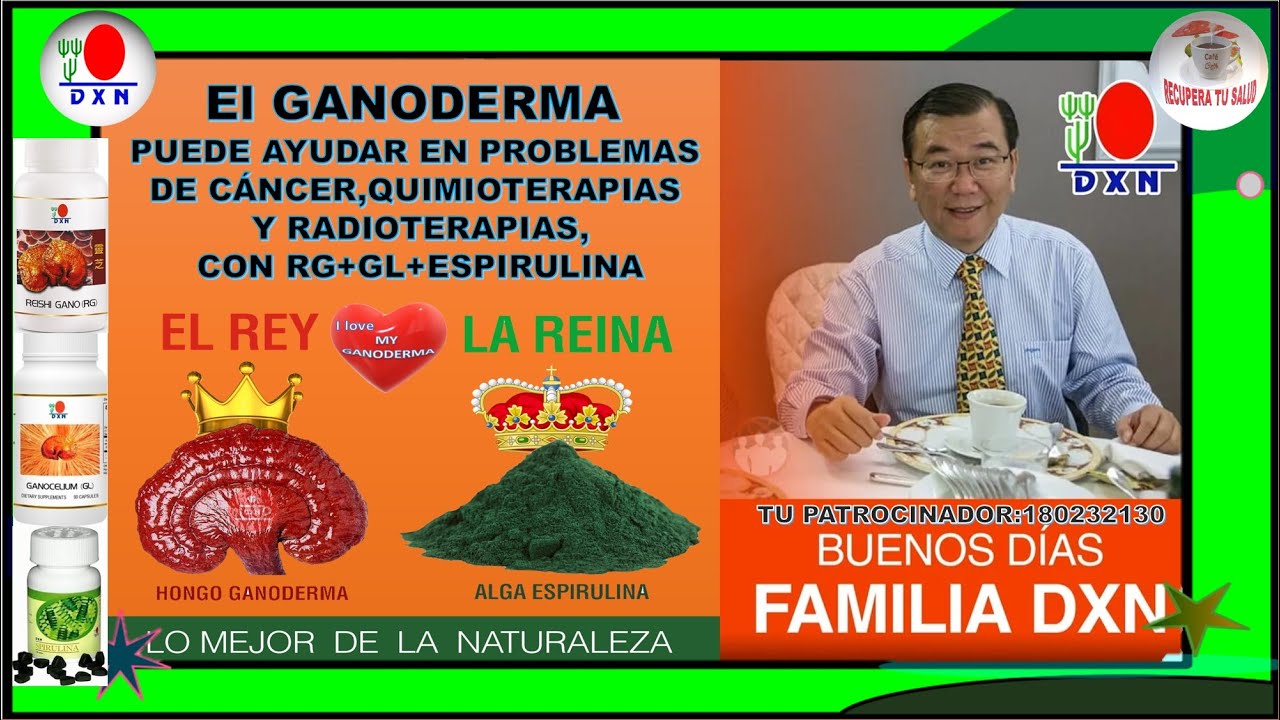 "El Ganoderma y la Espirulina como aliados en la lucha contra el cáncer