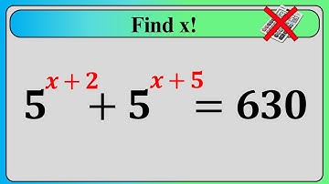 Nice Exponent Math Simplification | Find the Value of X