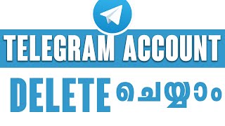 How to Permanently  delete telegram account malayalam 2025