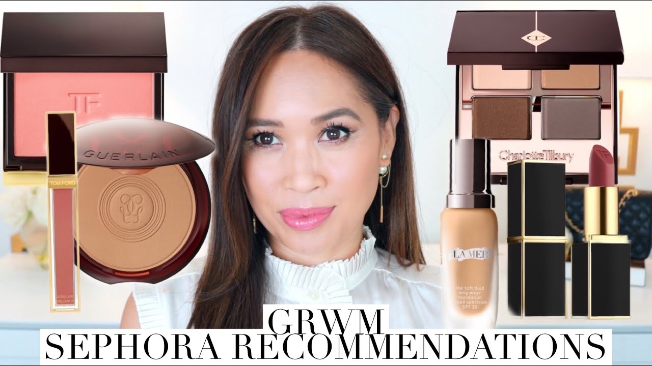 GRWM FULL FACE OF SEPHORA RECOMMENDATIONS EVERYDAY EDIT - YouTube
