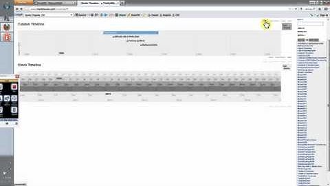 TiddlyWiki Timelines