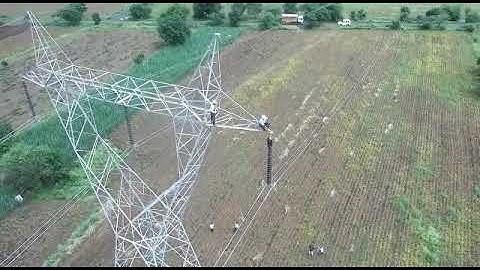 PID (puncture insulator detection ) of 400kV Transmission Lines in LIVE Line.