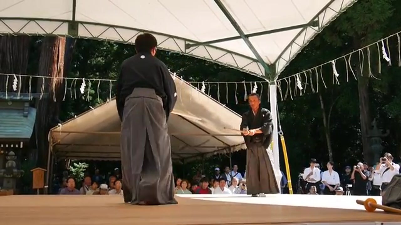Hyōhō Taisha-ryū, Kashima Jingū 2016 (1)